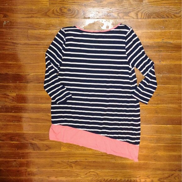 Jones New York Signature Top Multicolor Women Size Medium Asymmetrical H… - Picture 3 of 5